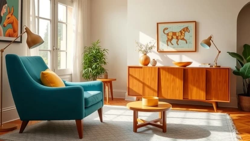 Så snygg blir hemmet med 50-tals inredning