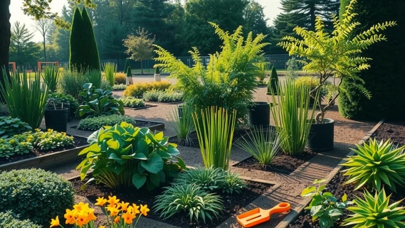 Årstad skog och trädgård växa tillsammans