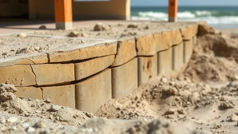 Bygg inte hus på en sandig strand