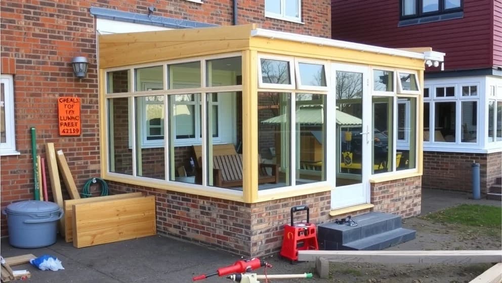 Så bygger du ett uterum mot fasaden