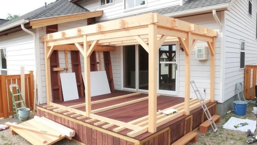 Bygga uterum utan bygglov går det