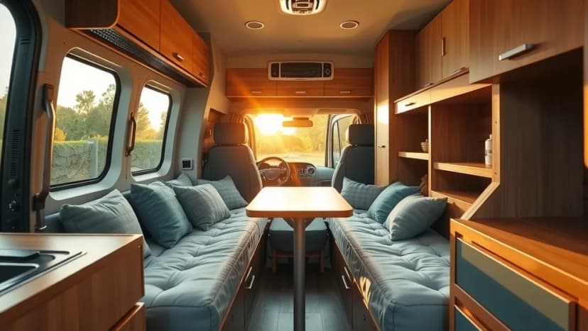 Fiat Ducato husbil inredning som fungerar