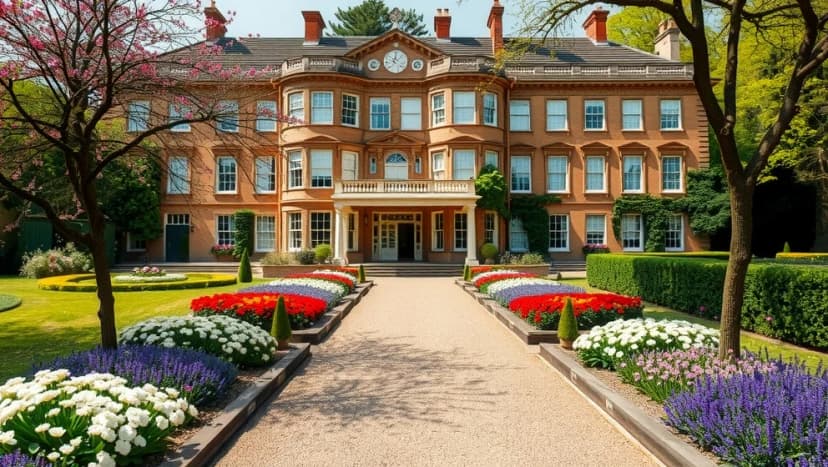 Karlslunds herrgård och dess vackra trädgård