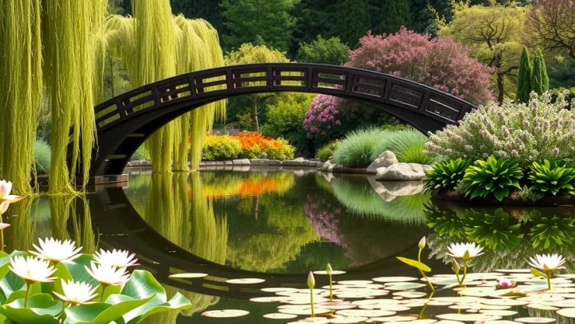 Konstnärens trädgård i Giverny