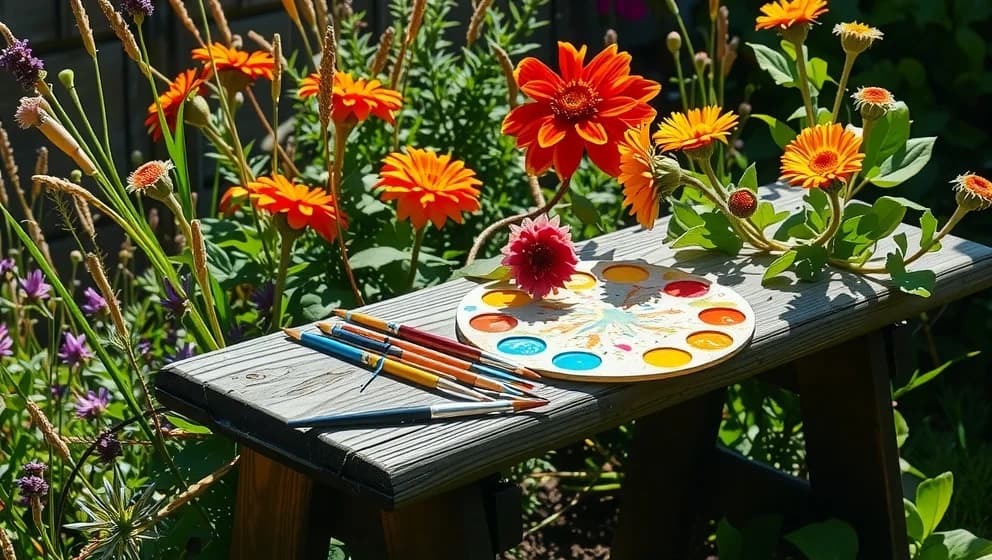 Linnea i målarens trädgård