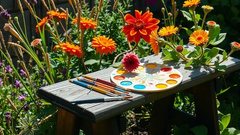 Linnea i målarens trädgård