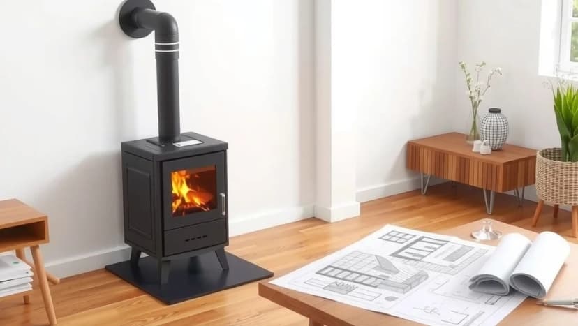Pelletskamin utan skorsten bygglov behövs det