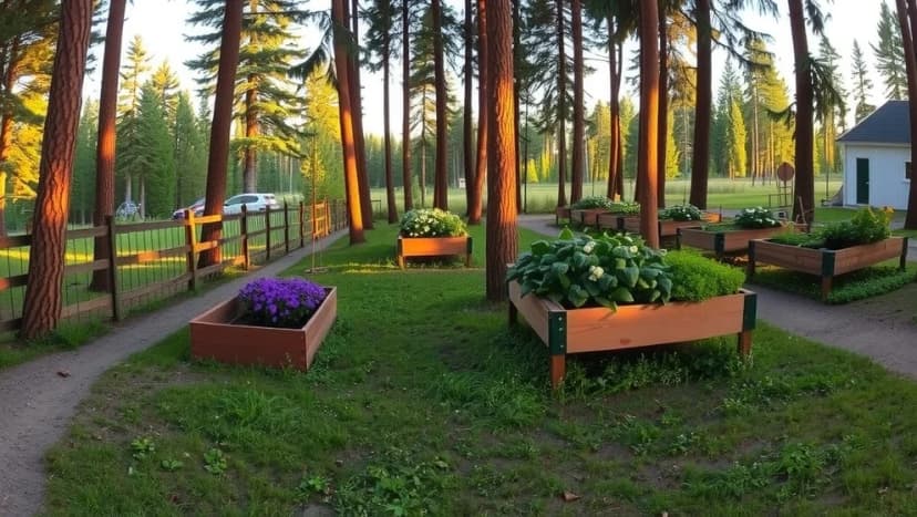 Skog och trädgård i Sundsvall