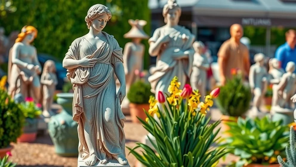 Statyer till trädgård som du kan köpa idag