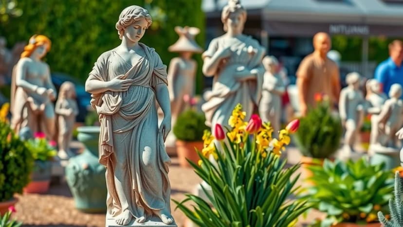 Statyer till trädgård som du kan köpa idag