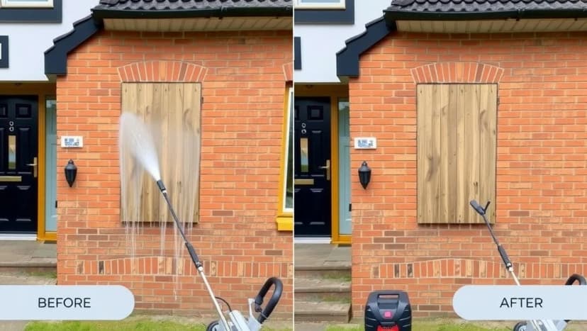 Tvätta fasad innan målning för bästa resultat